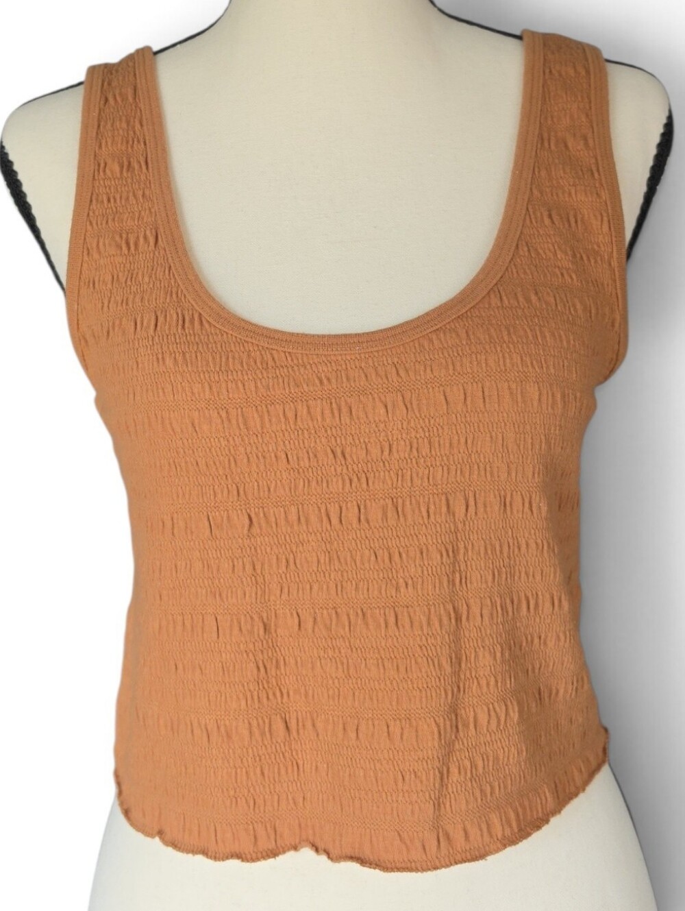 American Eagle Rust Crop Top-Size Large